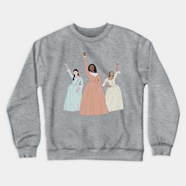 Angelica, eliza and peggy Crewneck Sweatshirt by Master Of None 